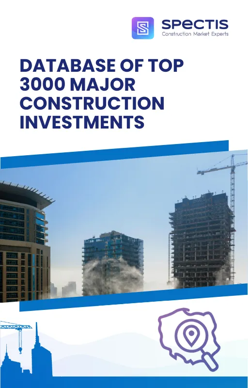 Database of top 3000 major construction investments
